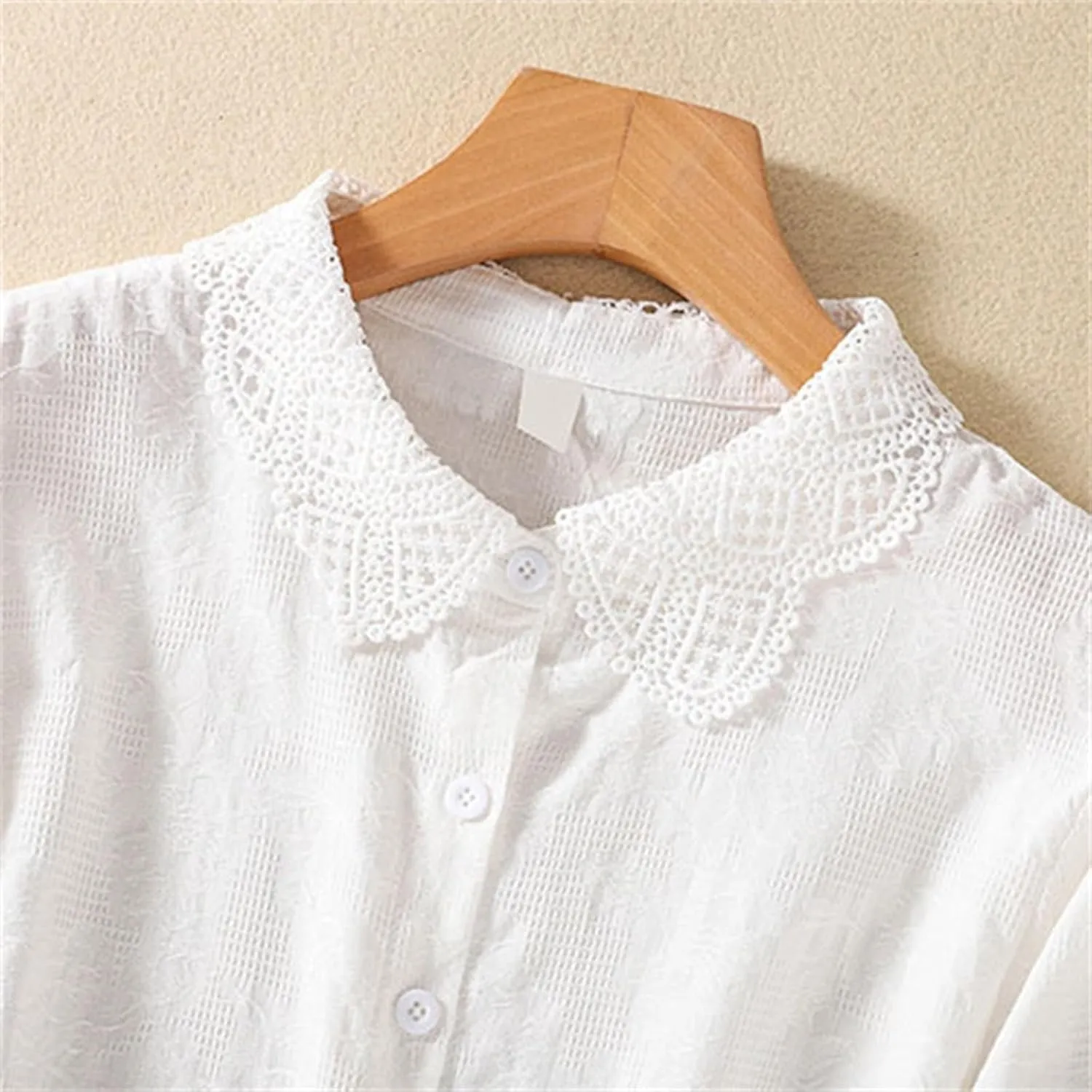 Women's Summer Shirts Polka Dot Printed Cotton Linen Sleeveless Round Neck Tops Button Loose Casual Ladies Blouse