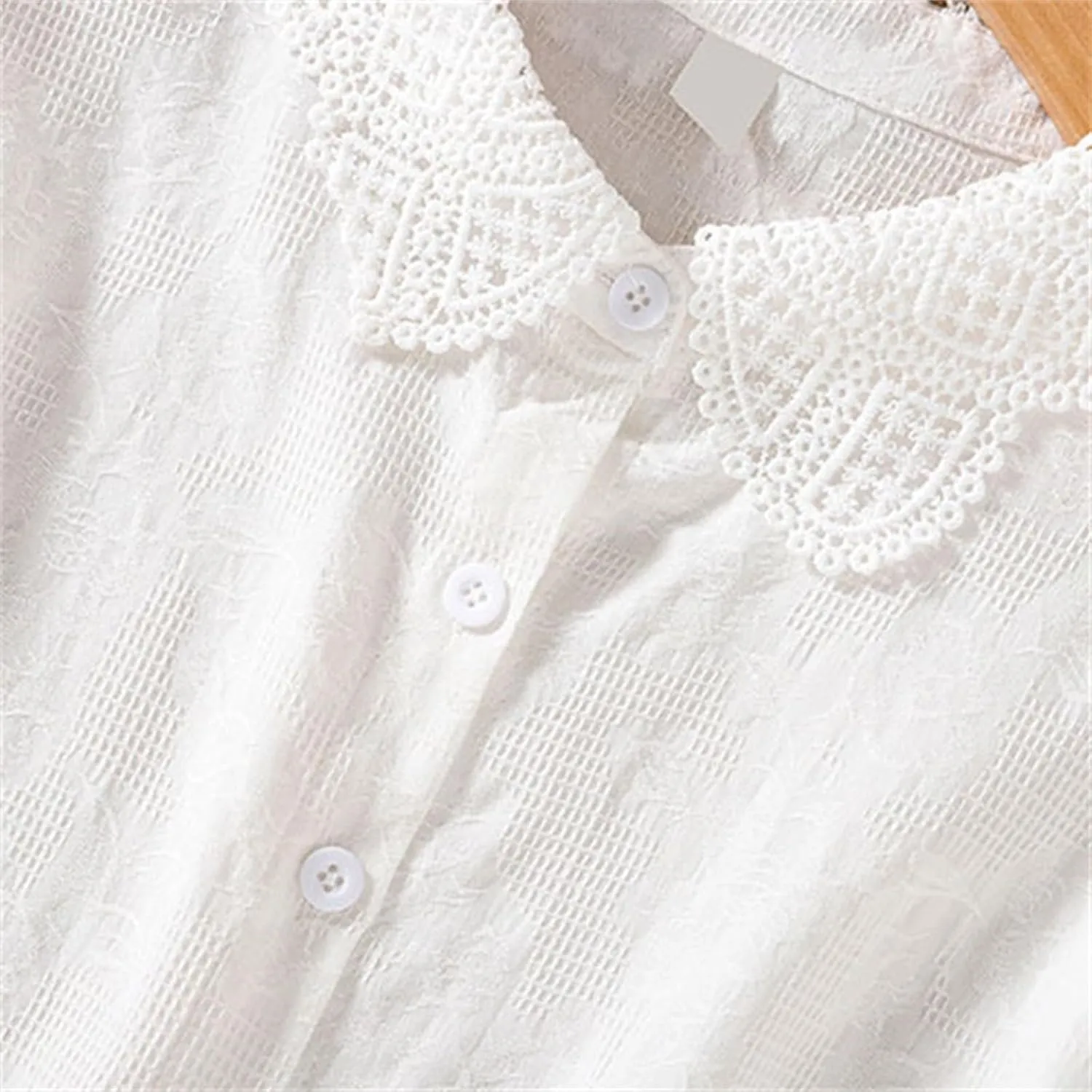 Women's Summer Shirts Polka Dot Printed Cotton Linen Sleeveless Round Neck Tops Button Loose Casual Ladies Blouse