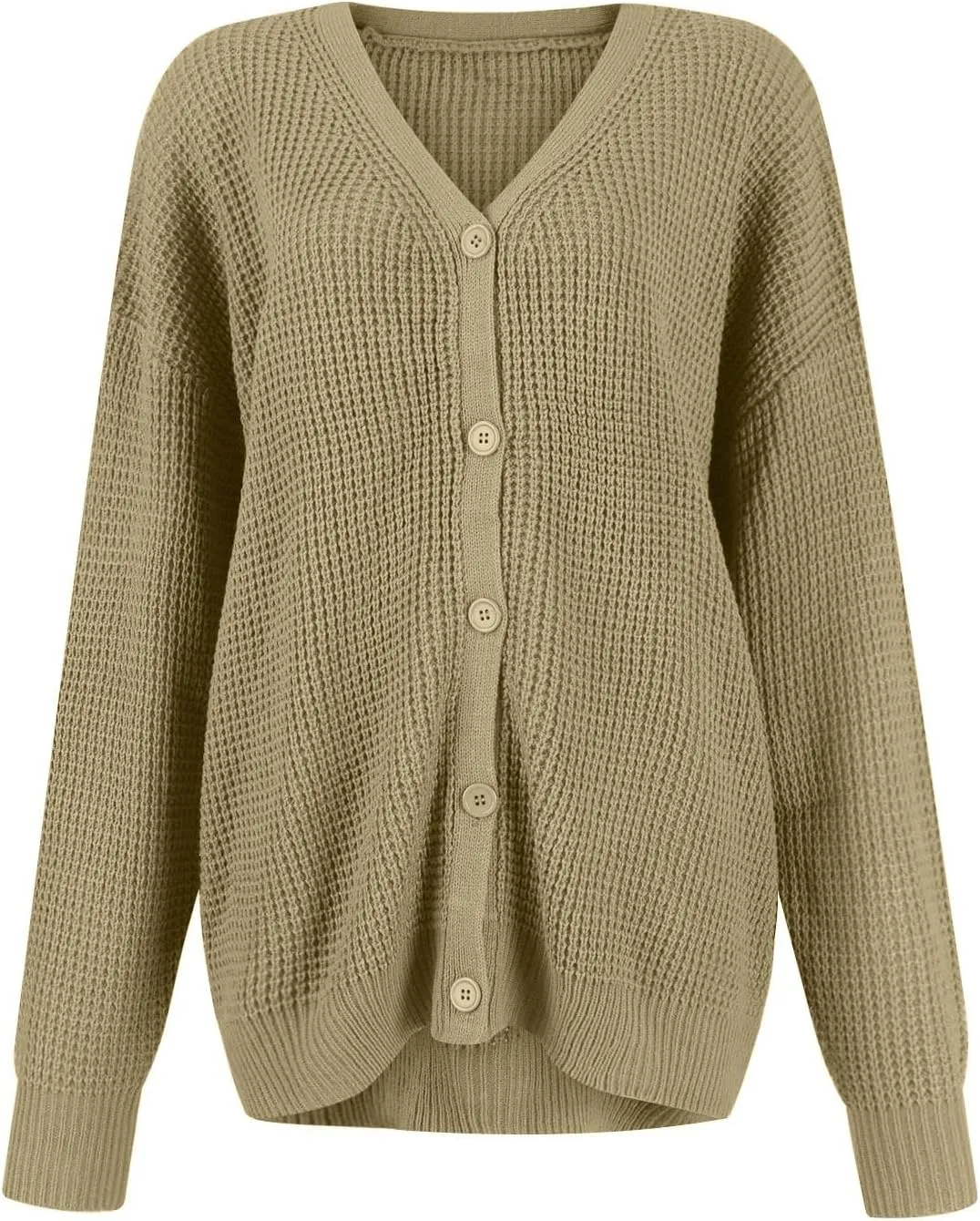 Womens Sweaters Button-Down Long Sleeve Fall and Winter Kintted Cardigan Loose Fit Coat Trendy Comfoy Sweater Jacket