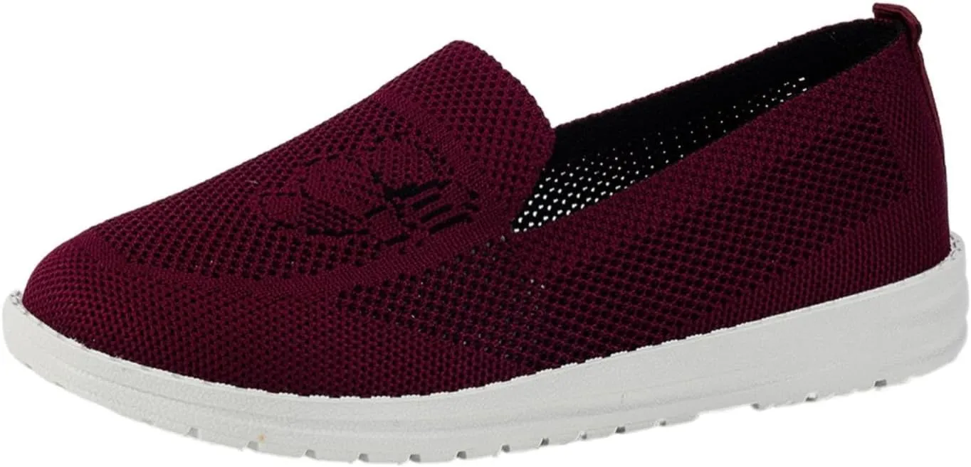 Womens Walking Shoes Slip On Arch Support Zapatos De Trabajo para Mujeres Confortables Black and White Gym Shoes Women Womens White Platform Sneakers Womens Shoes Casual Slip Ons Mules