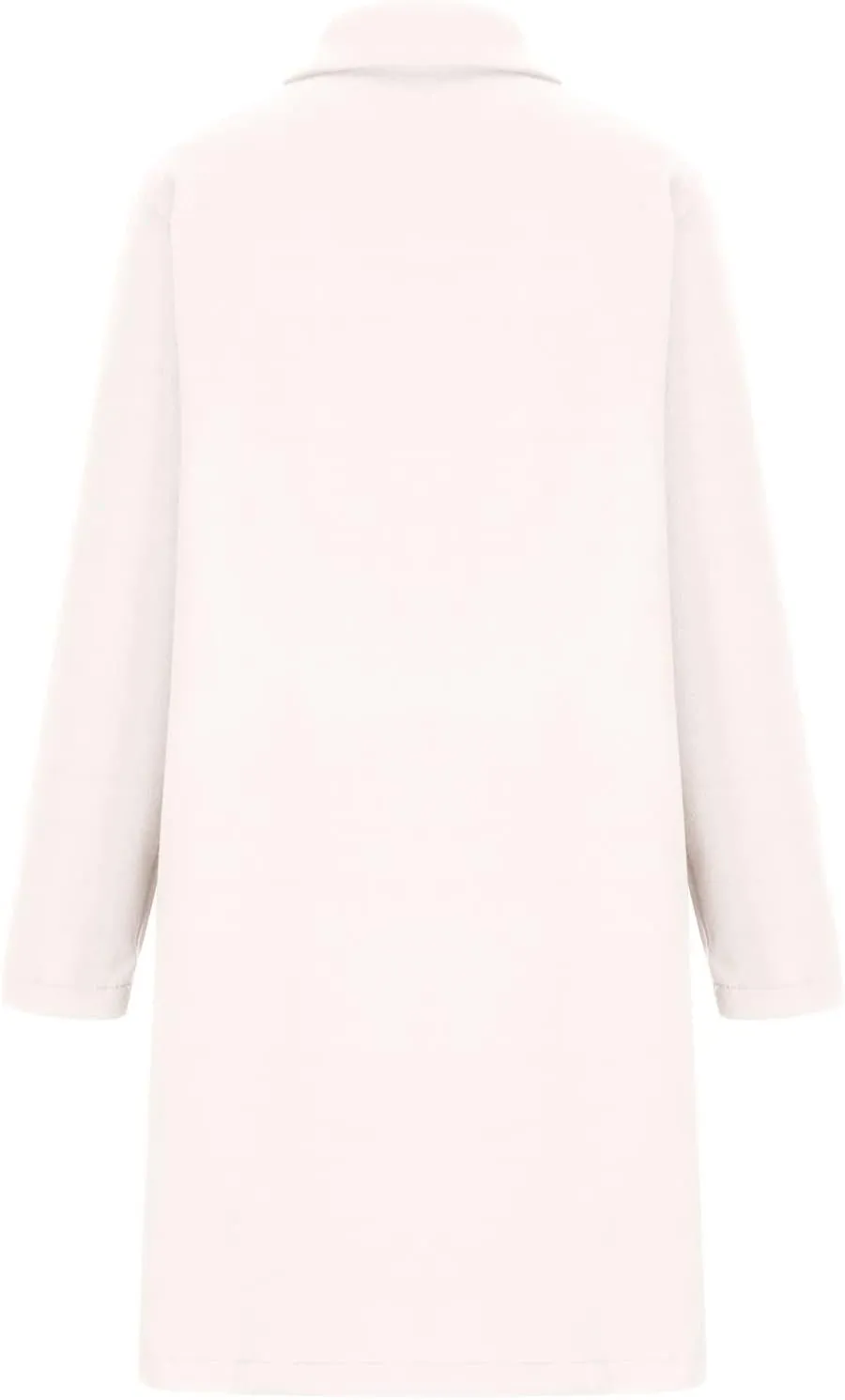 Wool Trench Coat for Women Double Breasted Notched Lapel Peacoat Mid-Long Winter Jackets Overcoats with Pockets