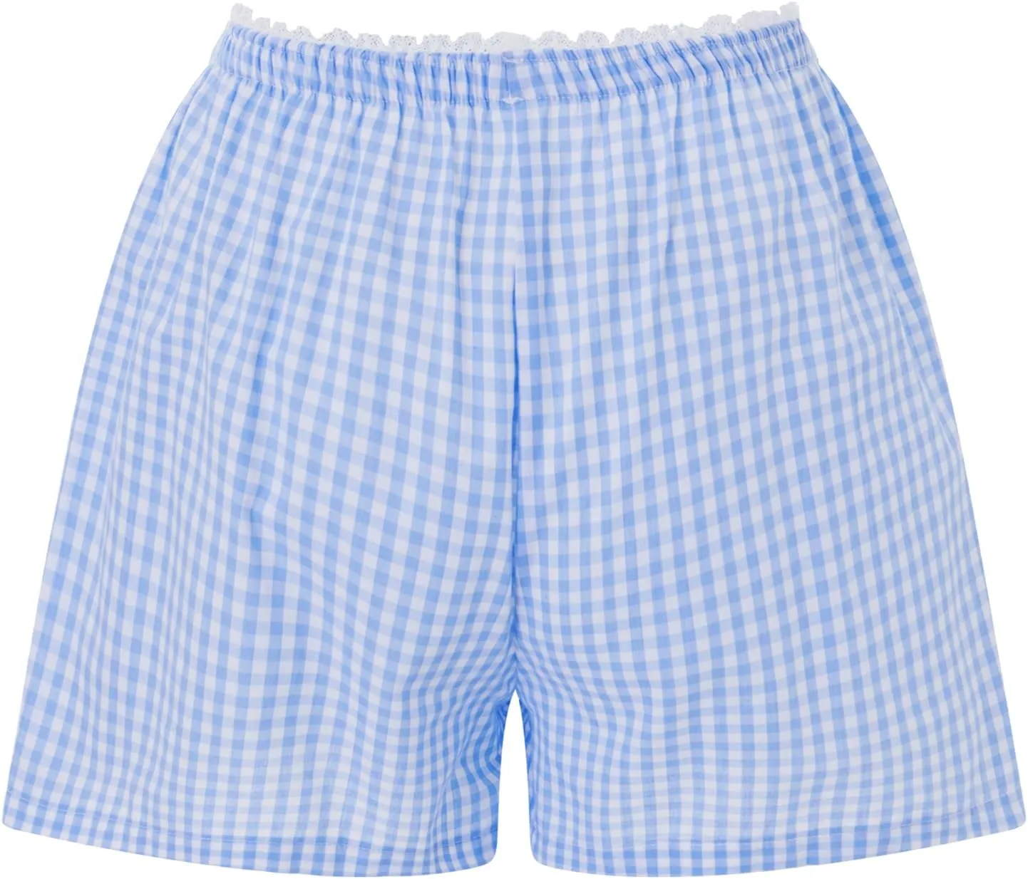 Y2k Short Pajama Bottoms Women Pj Boxers Elastic Low Waist Lounge Stripe Plaid Sleep Shorts Summer Vacation Shorts