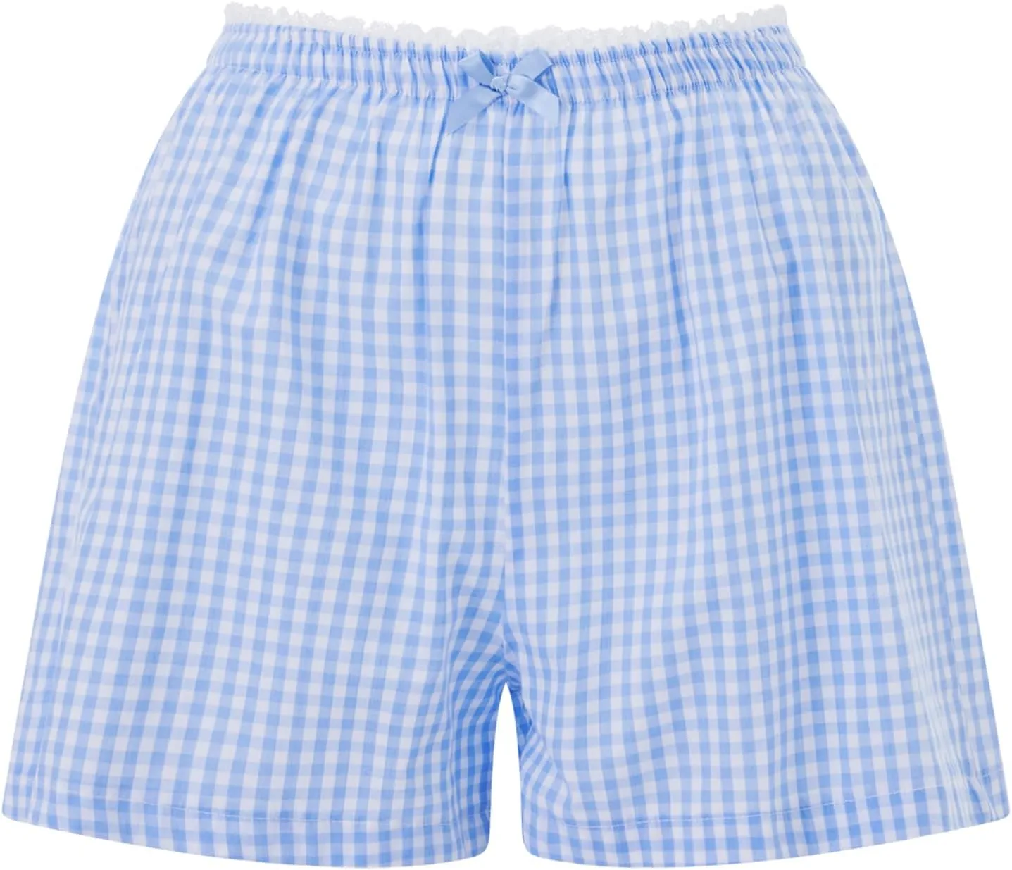 Y2k Short Pajama Bottoms Women Pj Boxers Elastic Low Waist Lounge Stripe Plaid Sleep Shorts Summer Vacation Shorts