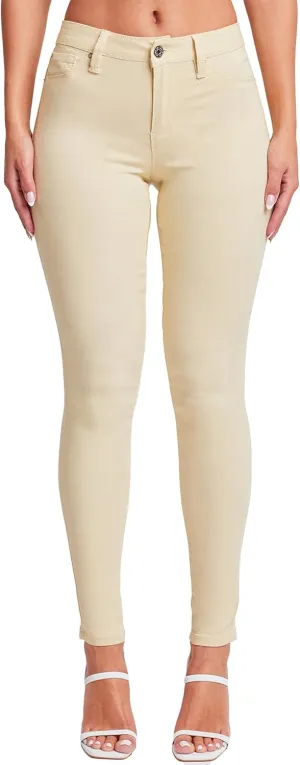 YMI Women's Hyperstretch Mid-Rise Skinny Jeans