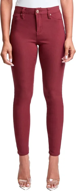 YMI Women's Hyperstretch Mid-Rise Skinny Jeans