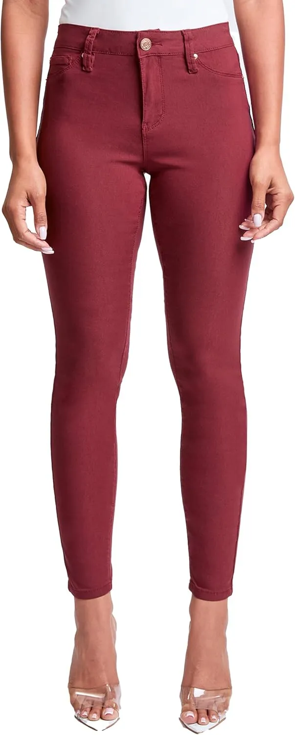 YMI Women's Hyperstretch Mid-Rise Skinny Jeans