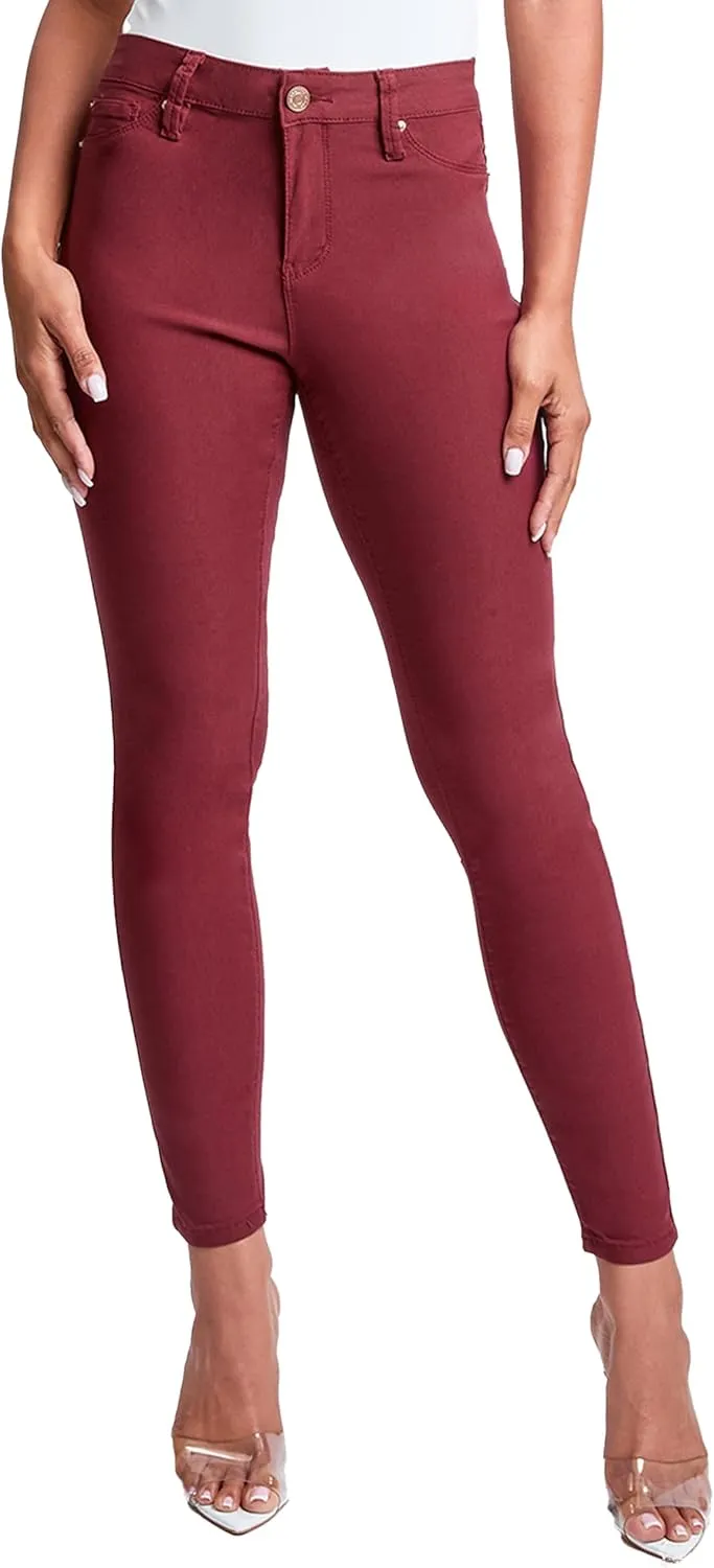 YMI Women's Hyperstretch Mid-Rise Skinny Jeans