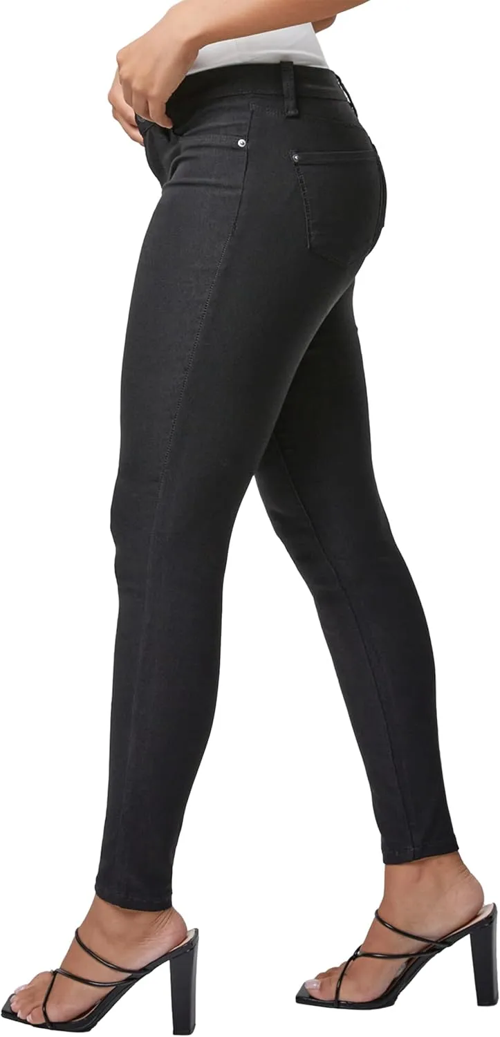 YMI Women's Hyperstretch Mid-Rise Skinny Jeans