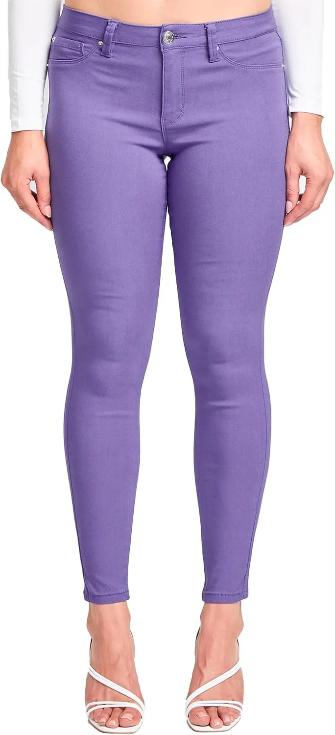 YMI Women's Hyperstretch Mid-Rise Skinny Jeans