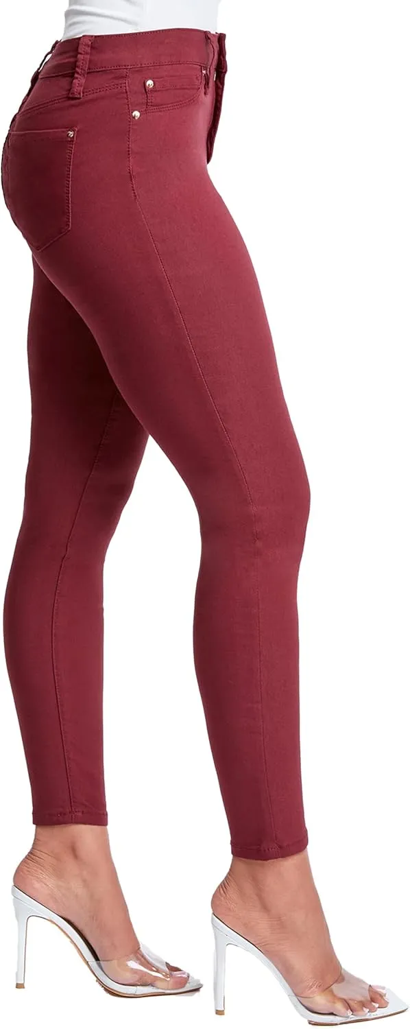 YMI Women's Hyperstretch Mid-Rise Skinny Jeans