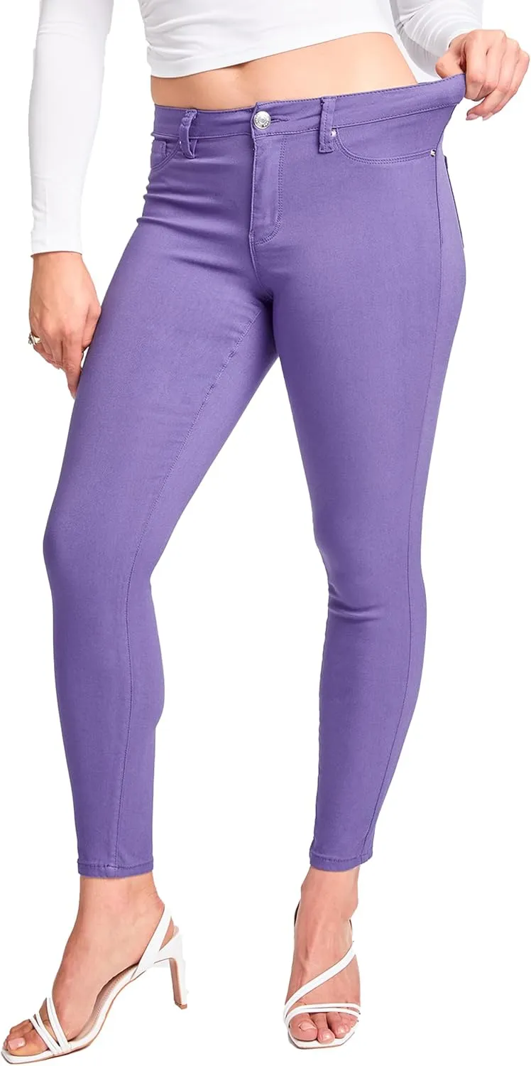 YMI Women's Hyperstretch Mid-Rise Skinny Jeans