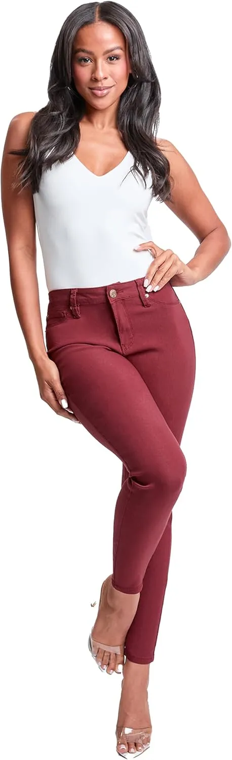 YMI Women's Hyperstretch Mid-Rise Skinny Jeans