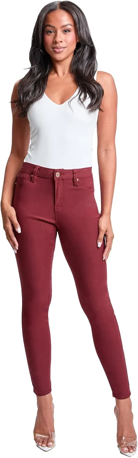 YMI Women's Hyperstretch Mid-Rise Skinny Jeans