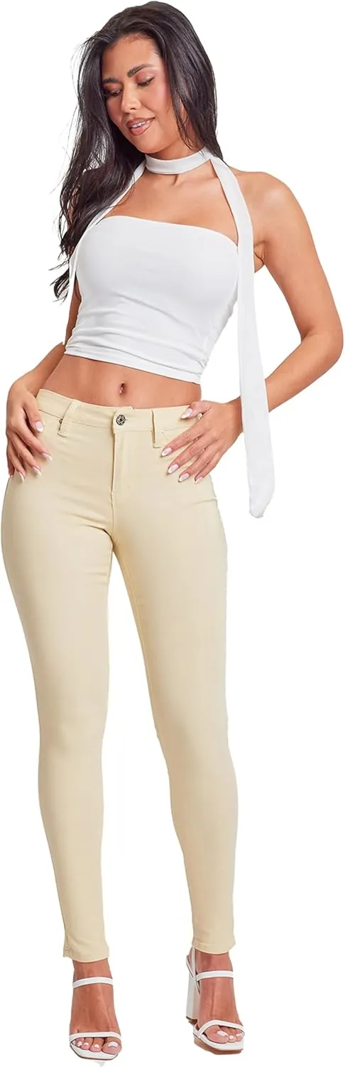 YMI Women's Hyperstretch Mid-Rise Skinny Jeans
