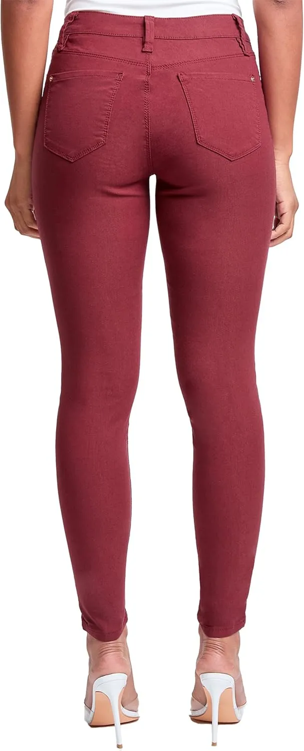 YMI Women's Hyperstretch Mid-Rise Skinny Jeans