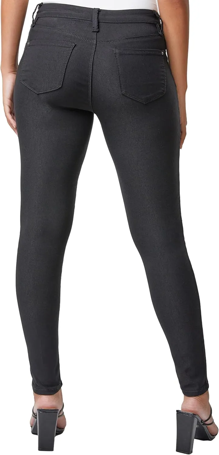 YMI Women's Hyperstretch Mid-Rise Skinny Jeans