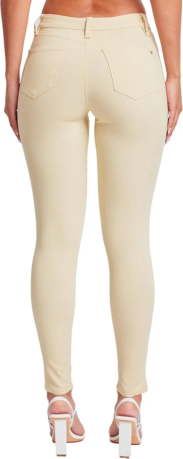 YMI Women's Hyperstretch Mid-Rise Skinny Jeans