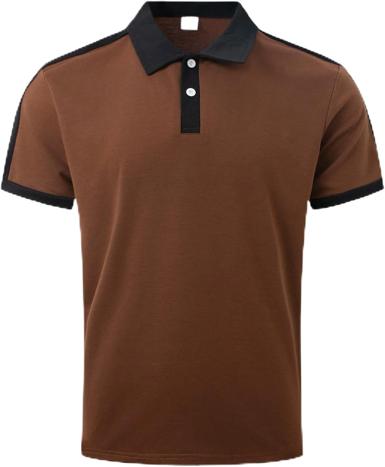 Zeiyignr Mens Polo Shirts Short Sleeve Moisture Wicking Golf Polo Athletic Collared Shirt Tennis T-Shirt Summer Work Tops