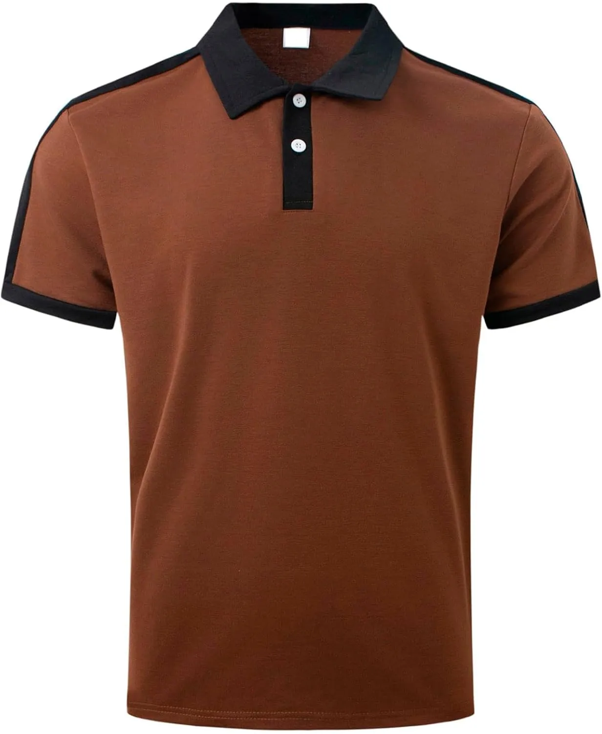Zeiyignr Mens Polo Shirts Short Sleeve Moisture Wicking Golf Polo Athletic Collared Shirt Tennis T-Shirt Summer Work Tops
