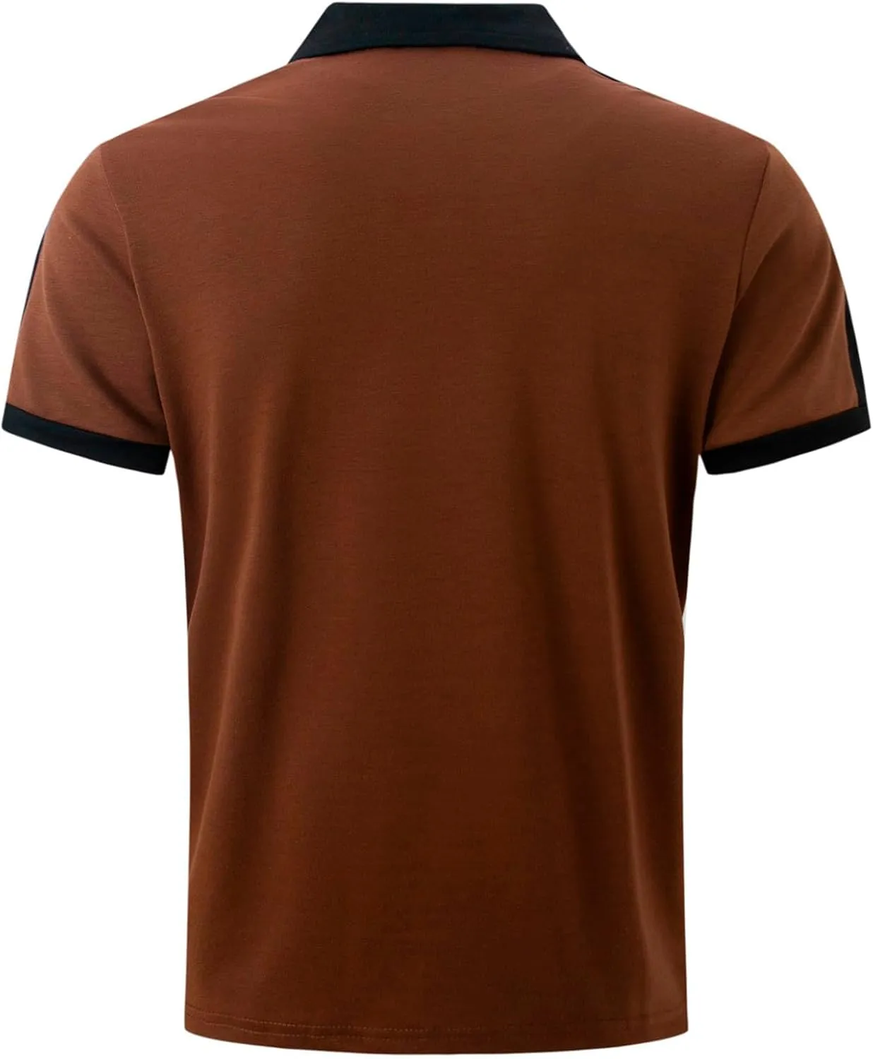 Zeiyignr Mens Polo Shirts Short Sleeve Moisture Wicking Golf Polo Athletic Collared Shirt Tennis T-Shirt Summer Work Tops