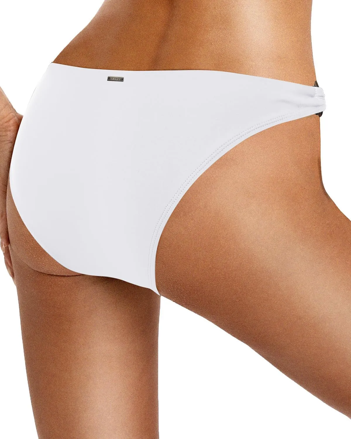 Zmart Women O Ring Bikini Bottoms Full Coverage Swimsuit Bottom Low Waist Low Rise Bathing Suit