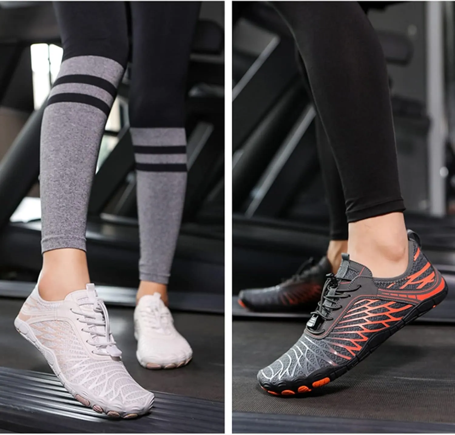 ZWRXW Footwear Barefoot Womens, Hike Shoes Footwear - Healthy & Non-Slip Barefoot Shoe Unisex, Hiking Shoe, Wide Width Fashion Sneaker
