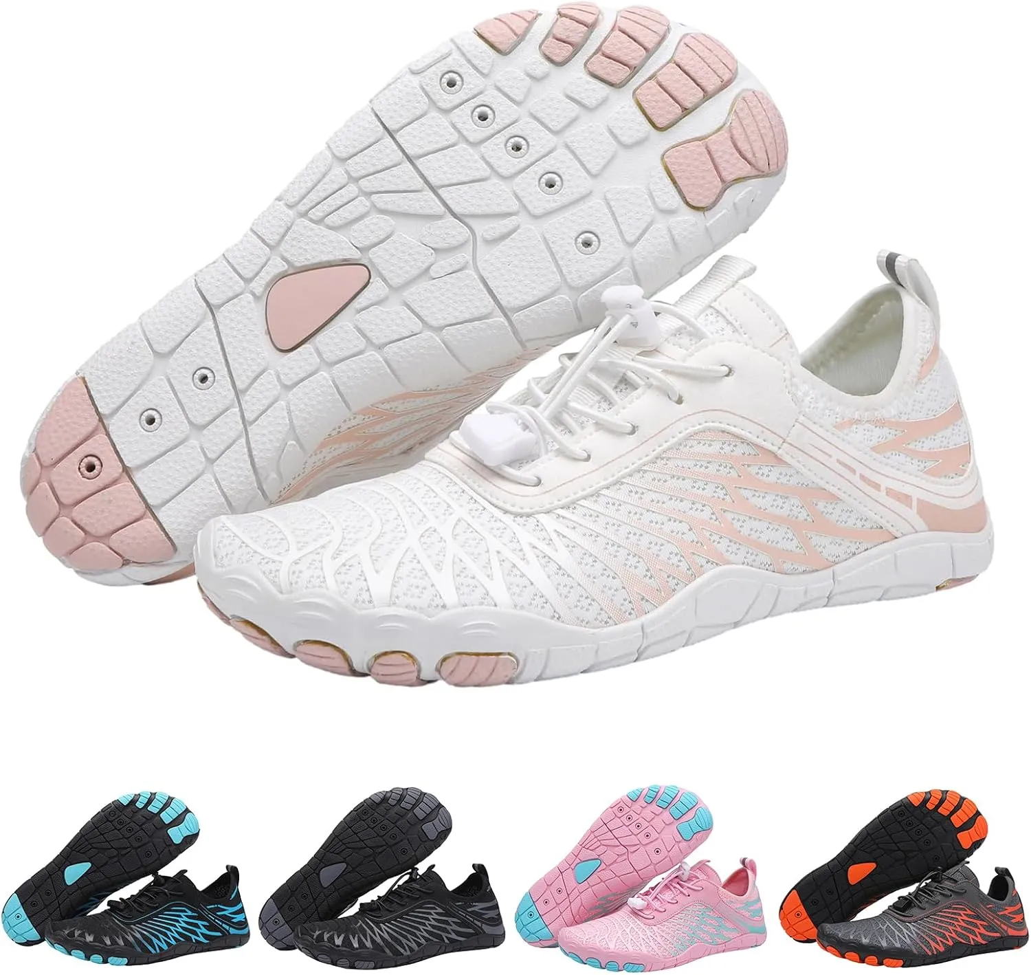ZWRXW Footwear Barefoot Womens, Hike Shoes Footwear - Healthy & Non-Slip Barefoot Shoe Unisex, Hiking Shoe, Wide Width Fashion Sneaker